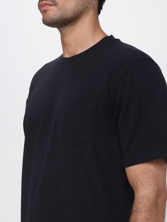 26SS 세인트바쓰 반팔 티셔츠 BKW0001 01131L Black - MC2 SAINT BARTH