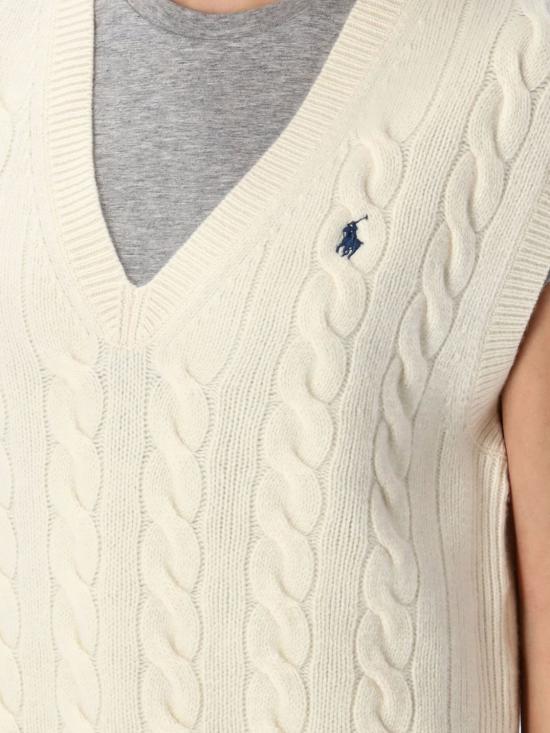26FW 폴로 랄프로렌 스웨터 211949994 002 White - POLO RALPH LAUREN
