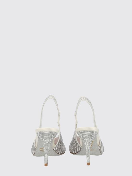26SS 르네 카오빌라 힐/펌프스 C12648080CRIN V155 Silver - RENE CAOVILLA