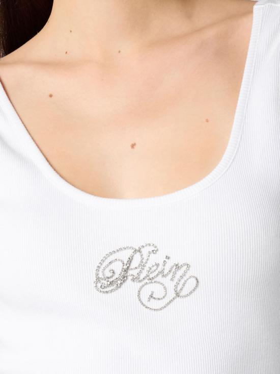 26SS 필립 플레인 롱 원피스 SAFCWTG0694PJY002N 01 White - PHILIPP PLEIN