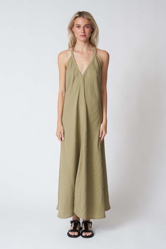  The Handloom 롱 원피스 핸드룸 조이 맥시 드레스 카키 그린 - OTHER BRANDS
