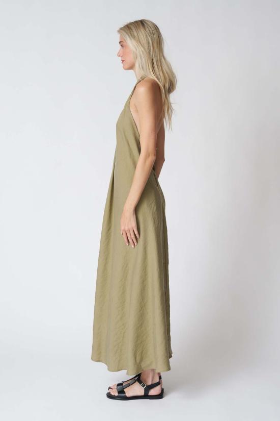  The Handloom 롱 원피스 핸드룸 조이 맥시 드레스 카키 그린 - OTHER BRANDS