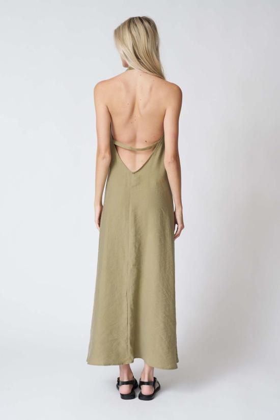  The Handloom 롱 원피스 핸드룸 조이 맥시 드레스 카키 그린 - OTHER BRANDS