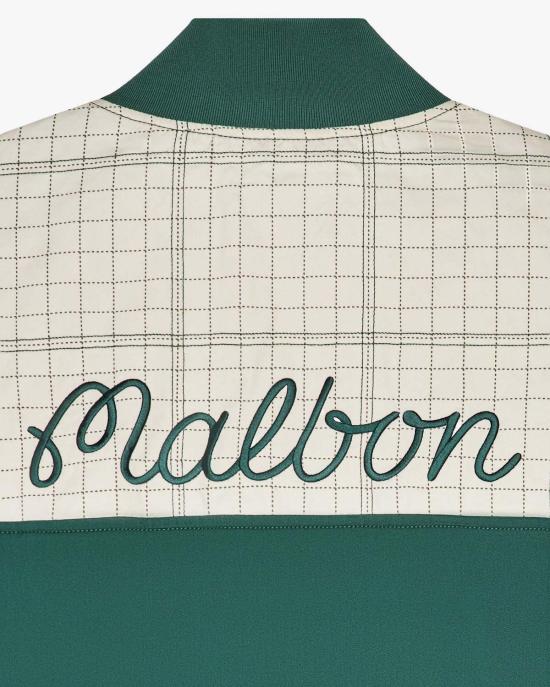  말본 자켓 골프 스프루스 쿼터 집업 재킷 Hng 아이보르 - MALBON