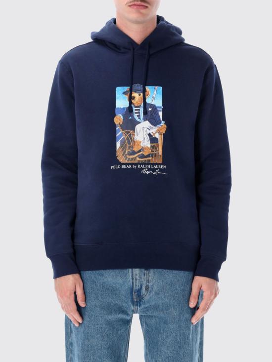 26FW 폴로 랄프로렌 후드 티셔츠 710B21811 001 Navy