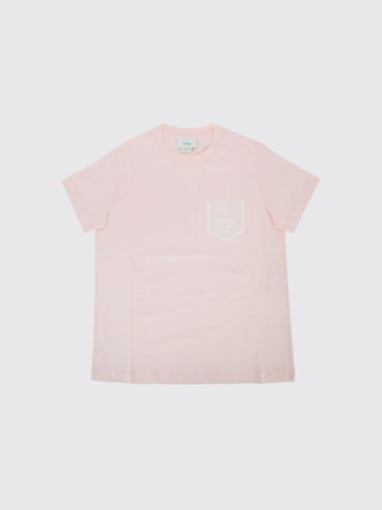 26FW [키즈] 펜디 티셔츠 JFI4117AJ F1UL9 Pink