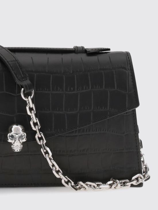 26FW 알렉산더 맥퀸 토트백 8746191HBT2 1000 Black - ALEXANDER MCQUEEN
