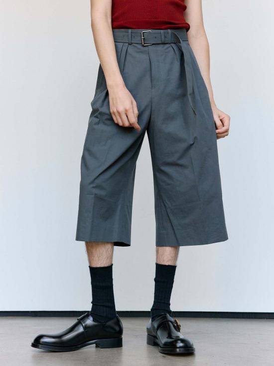  드리스 반 노튼 숏팬츠 Dries Van Noten 다크 그레이 Preaches 반바지