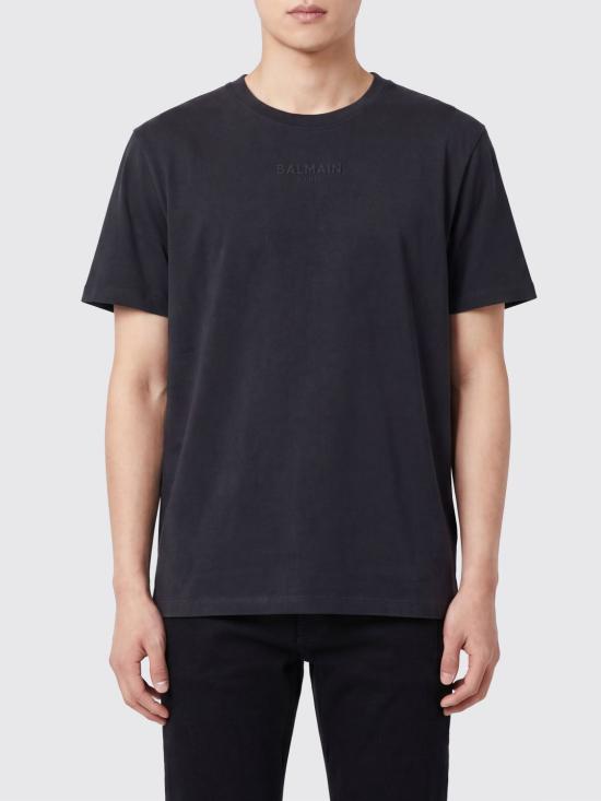 26FW 발망 반팔 티셔츠 GH0EG000BD10 EAP Black