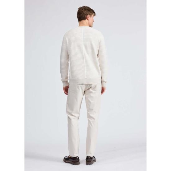  랙앤본 긴팔 티셔츠 Rag & Bone Harvee Stripe Ls Crew Sweatshirt Chalk - RAG & BONE