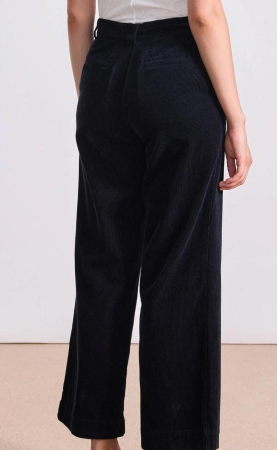  어피스 어파트 스트레이트 팬츠 Apiece Apart Sadie Trouser Midnight - APIECE APART