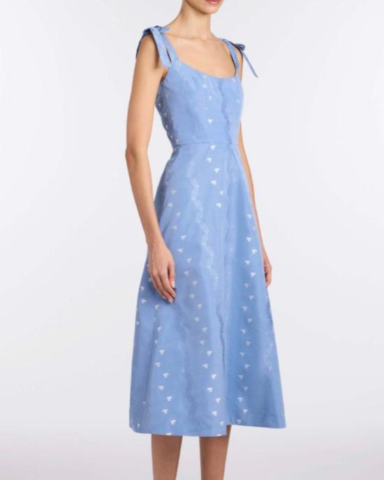  MARKARIAN 미디 원피스 마카리안 로잘리나 미디 드레스 콘플라워 블루 - OTHER BRANDS