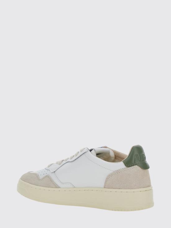 26FW 오트리 메달리스트 로우 레더 스니커즈 AULW LS17 Green - AUTRY
