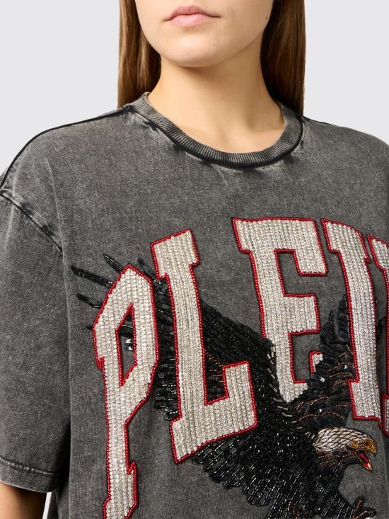 26SS 필립 플레인 반팔 티셔츠 AAECWTK3866PTE004N 02 Black - PHILIPP PLEIN