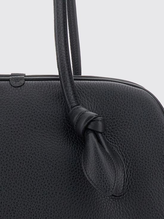 26FW 자크뮈스 투리스모 소프트 볼링백 BAU00417AC03A03 990 Black - JACQUEMUS