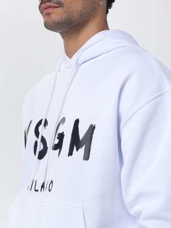 26SS 엠에스지엠 후드 티셔츠 2000MM515300000 01 White - MSGM