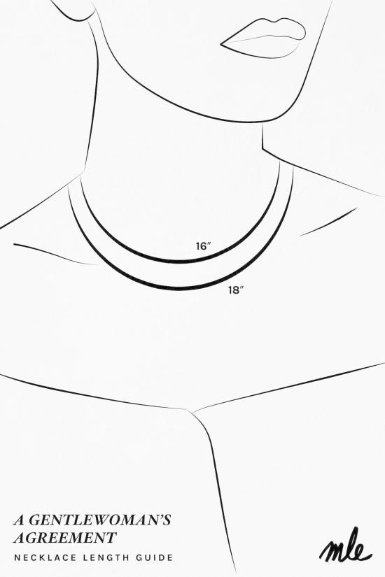  MLE 목걸이/팬던트 Mle Gentlewoman's Agreement Necklace - OTHER BRANDS