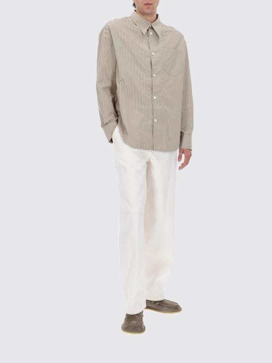 26SS 아미 포플린 반팔 셔츠 USH809CO0219A 040 Beige - AMI