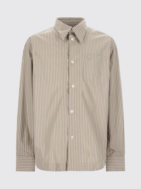 26SS 아미 포플린 반팔 셔츠 USH809CO0219A 040 Beige - AMI