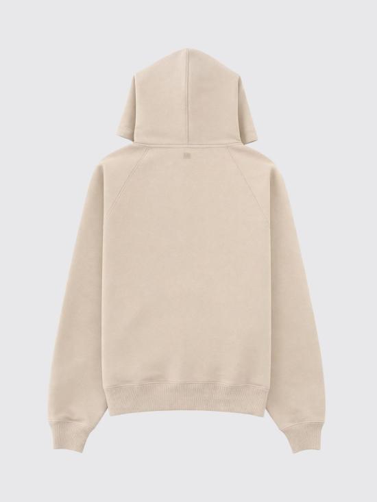 26SS 아미 코튼 드 하트 후드 USW758747A 036 Beige - AMI