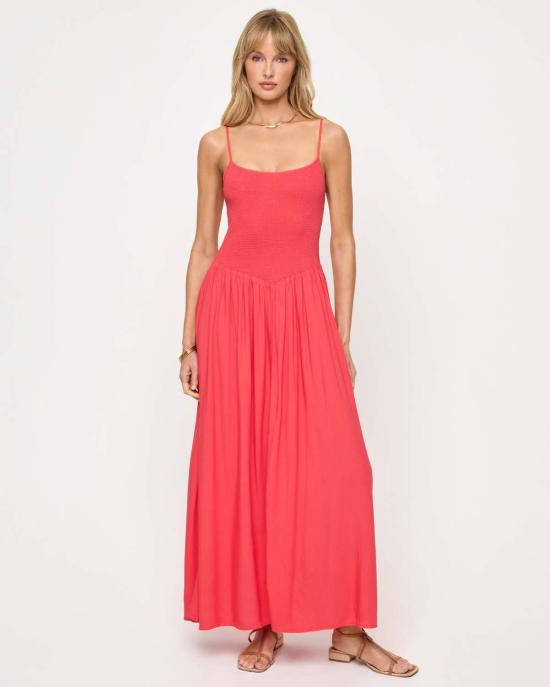  엘스페이스 롱 원피스 MISDR26 PINK