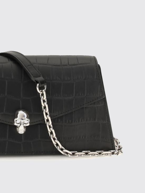 26FW 알렉산더 맥퀸 토트백 8746981HBT2 1000 Black - ALEXANDER MCQUEEN