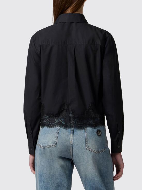 26FW 필립 플레인 셔츠 SAFCWRP0563PTE012N 02 Black - PHILIPP PLEIN