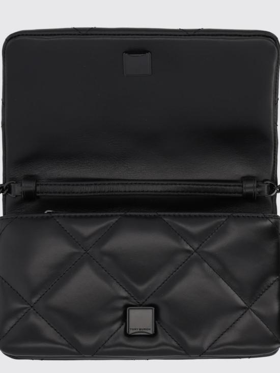 26SS 토리버치 키라 다이아몬드 파우더 지갑 체인 170622 001 Black - TORY BURCH