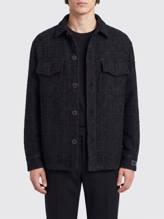 26FW 발망 자켓 HH1TH890XM07 0PA Black