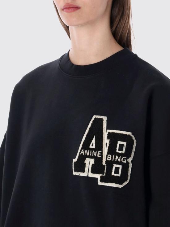 26FW 애니빙 스웨터 A0810074 BLK1 Black - ANINE BING