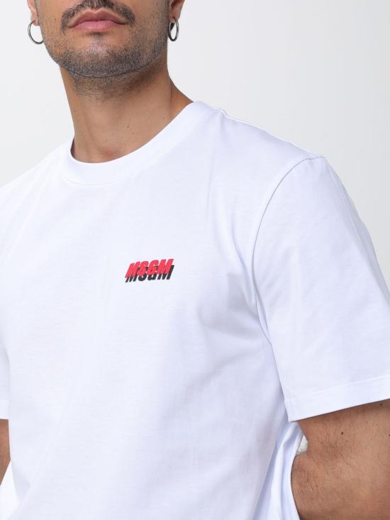 26SS 엠에스지엠 반팔 티셔츠 4040MM122N267002 01 White - MSGM