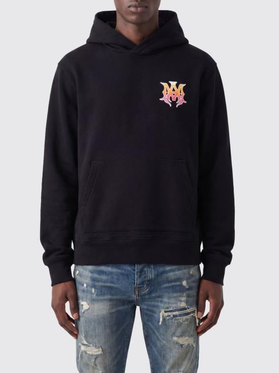 26FW 아미리 후드 티셔츠 AMTOJR1169 001 Black