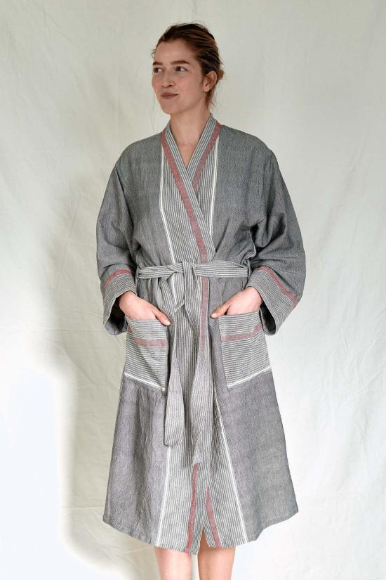  홈 앤 로프트 언더웨어 홈앤로프트 트라이베카 롱 목욕가운