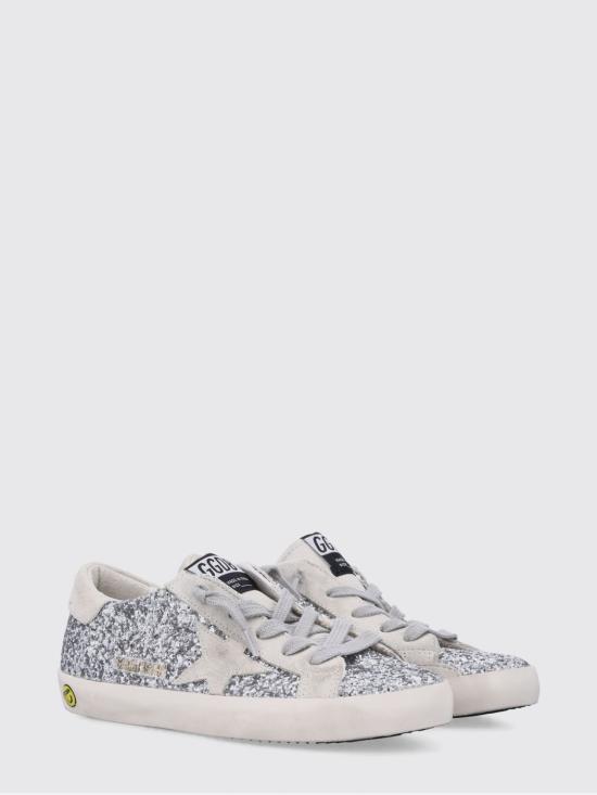 26FW [키즈] 골든구스 스니커즈 GTF00101F00041670136 Silver - GOLDEN GOOSE