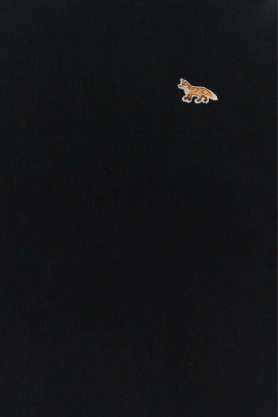  메종키츠네 스웨터 메종 키츠네 코튼 스웨트셔츠 블랙 - MAISON KITSUNE