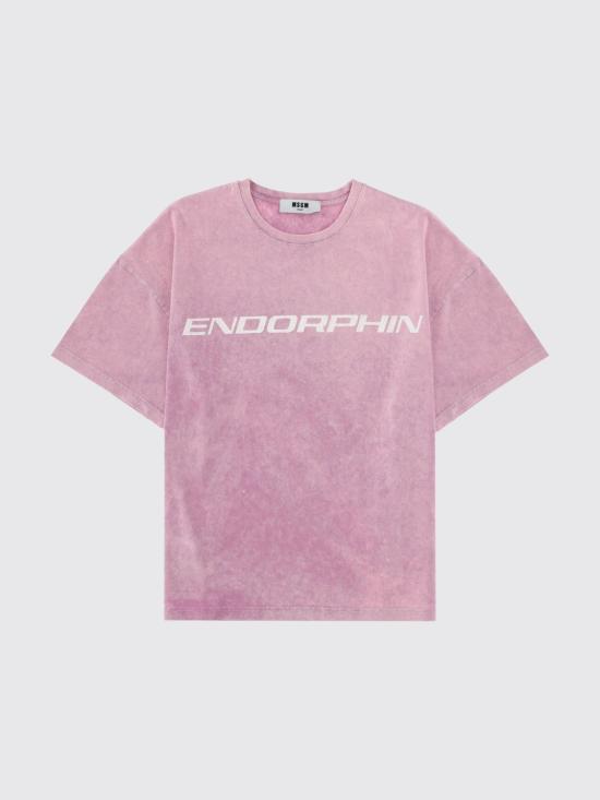 26SS 엠에스지엠 반팔 티셔츠 4040MM104SE267091 12 Pink - MSGM