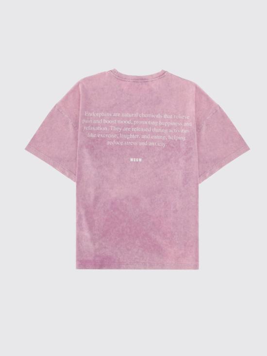 26SS 엠에스지엠 반팔 티셔츠 4040MM104SE267091 12 Pink - MSGM