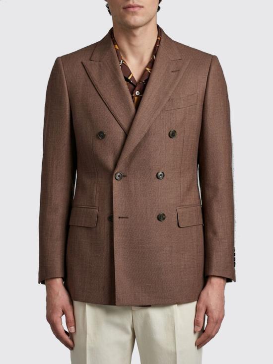 26SS 드롤드무슈 수트 자켓 KJT208PL171 BN Brown