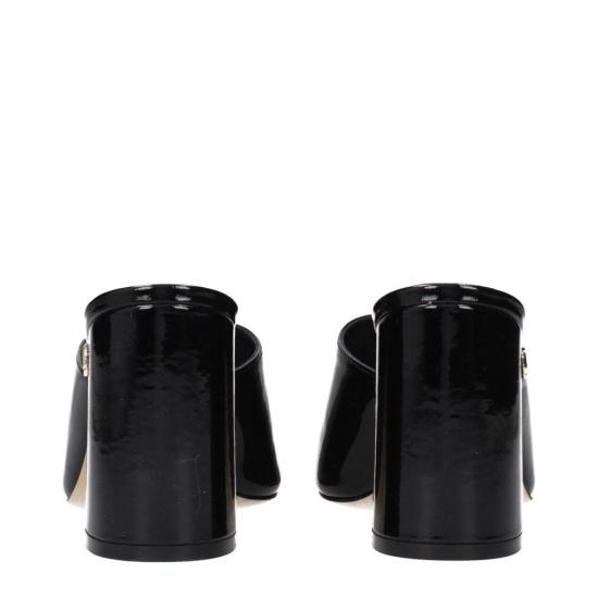  지미추 샌들 에나멜 가죽 플랫폼  블랙 - JIMMY CHOO