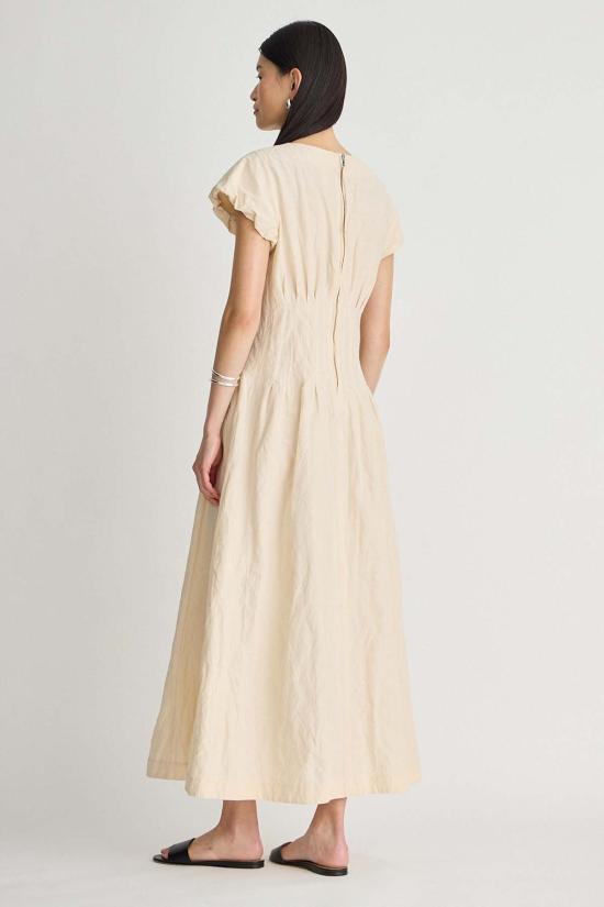  어피스 어파트 롱 원피스 Apiece Apart Maravilla Pintuck Maxi Dress Shell - APIECE APART