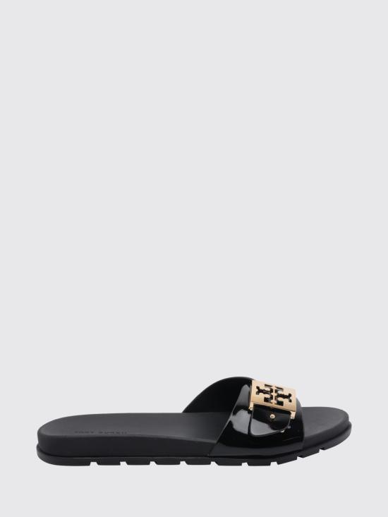 26FW 토리버치 버클 슬라이드 157872 001 Black