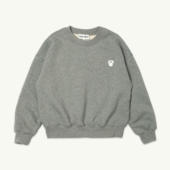  [키즈] 메인 스토리 티셔츠 키즈  버블 스웨트셔츠 그레이 멜란지