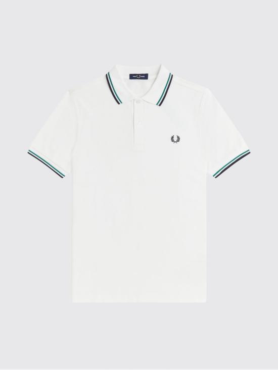 26SS 프레드페리 폴로 티셔츠 M3600 02C White 1 - FRED PERRY
