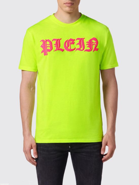 26SS 필립 플레인 반팔 티셔츠 SADCMTK6859PJY002N 29 Yellow