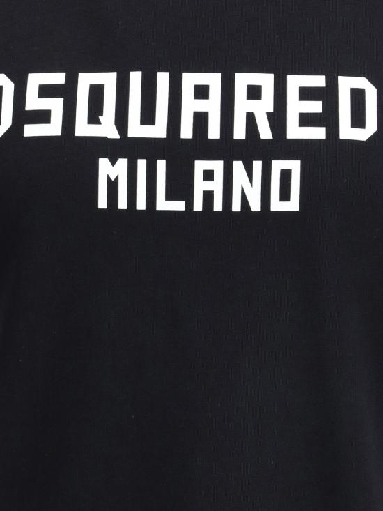 26FW 디스퀘어드2 밀라노 쿨핏 티셔츠 S74GD1520D20106 900 Black - DSQUARED2