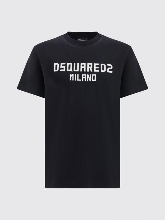 26FW 디스퀘어드2 밀라노 쿨핏 티셔츠 S74GD1520D20106 900 Black - DSQUARED2