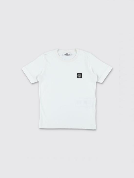 26FW [키즈] 스톤 아일랜드 티셔츠 2100003S0047 V0001 White