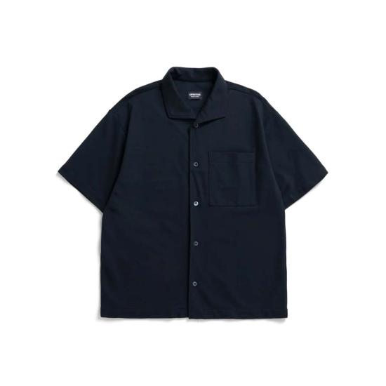  아펜쳐 셔츠 Arpenteur 코랄 와이드 칼라  Rachel Mesh Midnight