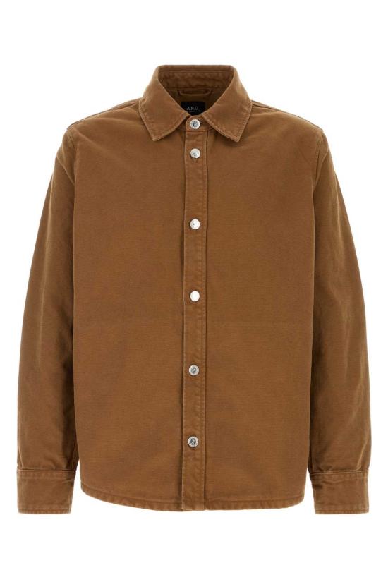  아페쎄 자켓 A.P.C. 비스킷 데님 재킷 마룬