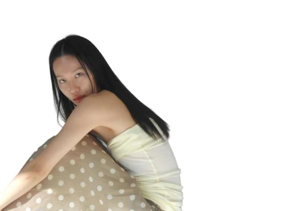  파이드 미 나우 미디 스커트 파인드 미 나우 해님 도트 무늬 스커트 크림/모카 - FIND ME NOW
